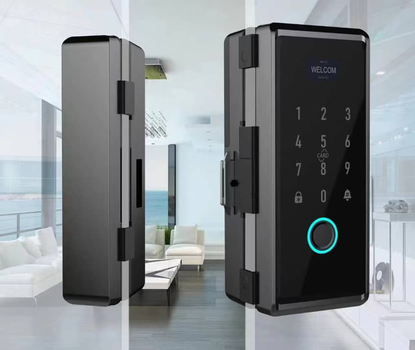 Khoá vân tay cửa kính FSG01 BL