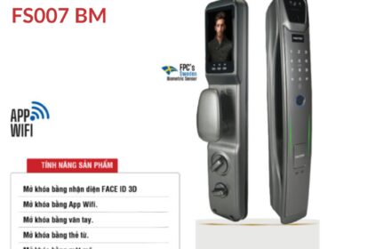 Khóa cửa nhận diện khuôn mặt FS007 BM Khóa cửa thông minh Faster Khóa cửa vân tay Faster Khóa cửa thông minh thẻ từ Khóa cửa thông minh khuôn mặt Face ID Khóa cửa thông minh cửa gỗ