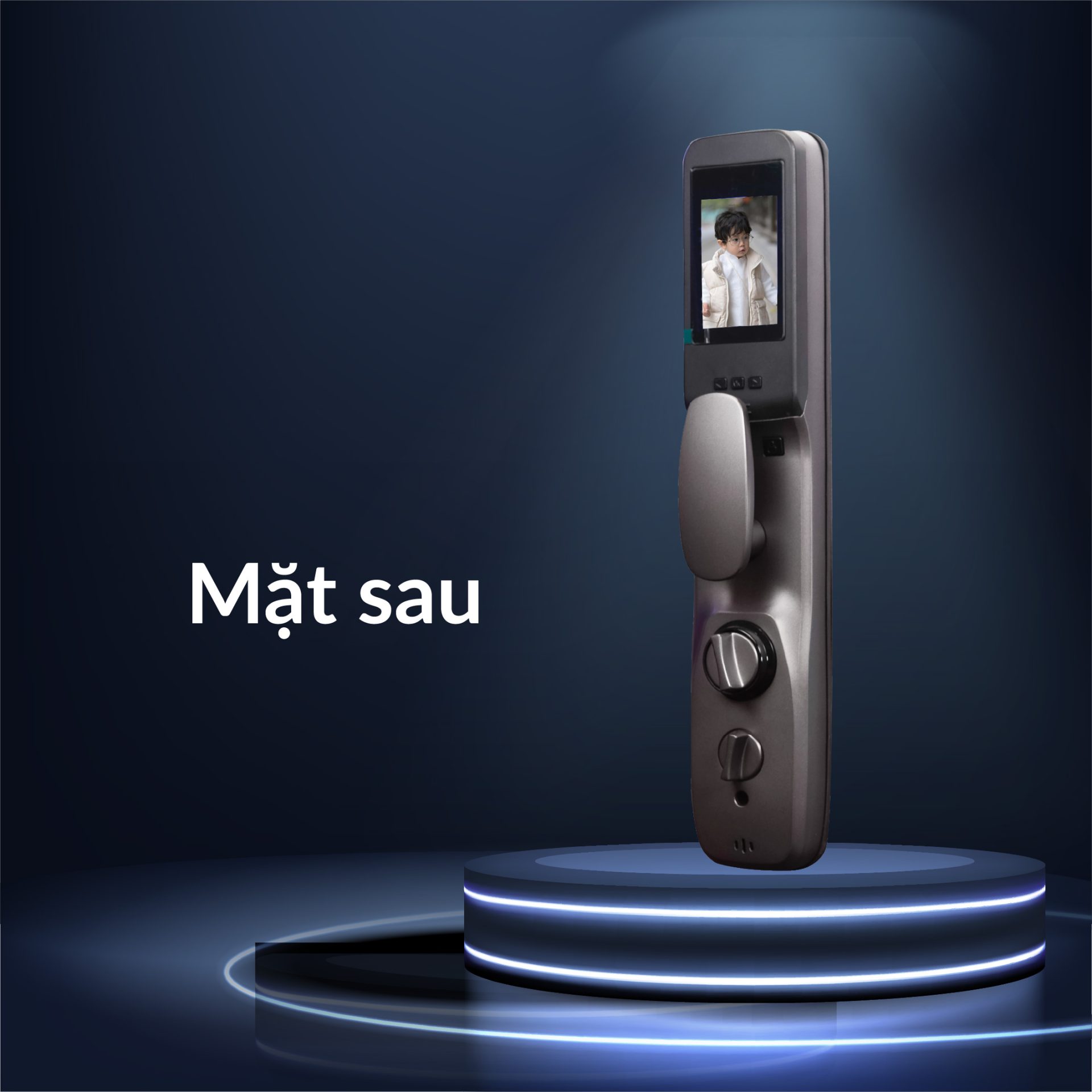 Khóa cửa nhận diện khuôn mặt FS008FD3D-SV Face ID