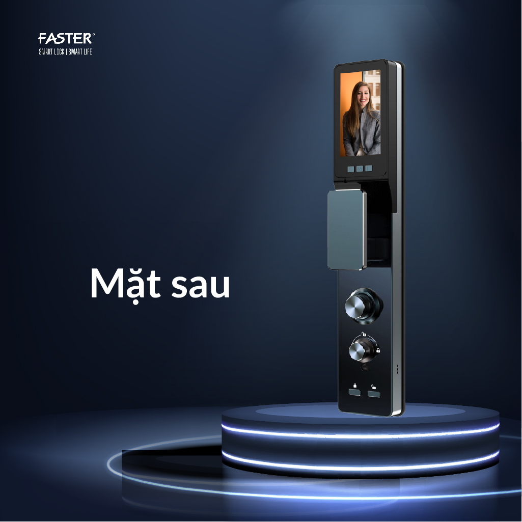 Khóa cửa nhận diện khuôn mặt FS868 CNC Face ID