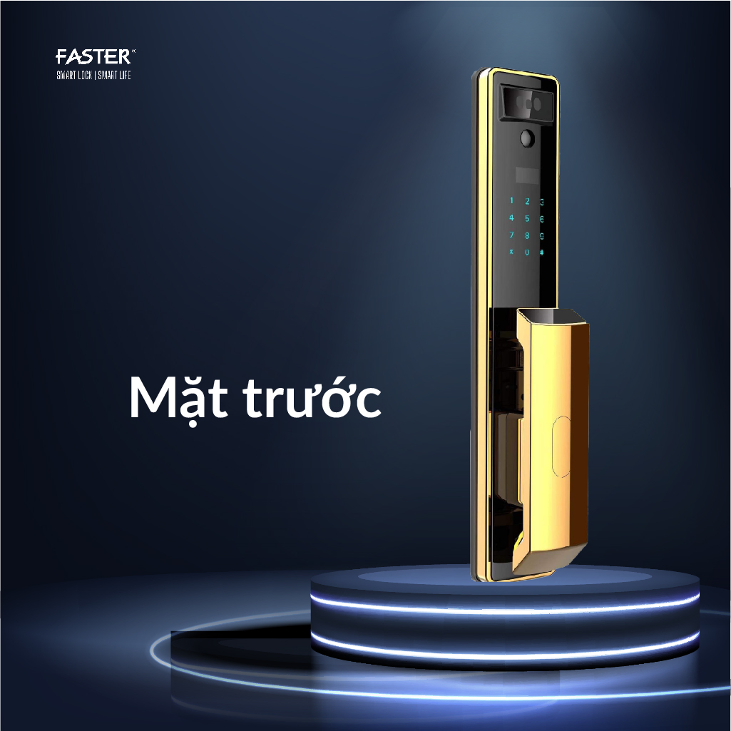 Khóa cửa nhận diện khuôn mặt FS029-24K Face ID