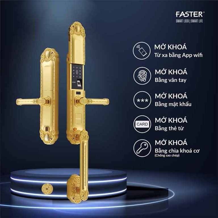 Khóa cửa đại sảnh Faster FS039 24K