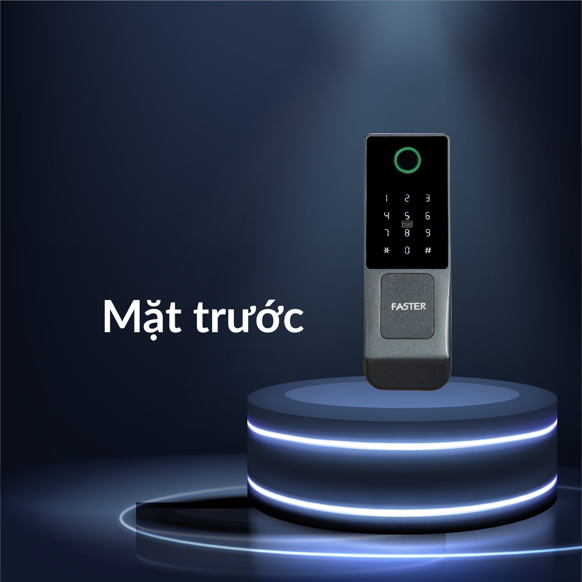 Khóa vân tay cửa cổng FS M01 Khóa cửa thông minh Faster Khóa cửa vân tay Faster Khóa cửa thông minh thẻ từ Khóa cửa thông minh khuôn mặt Face ID Khóa cửa thông minh cửa cổng