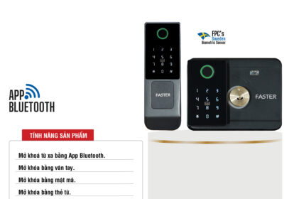 Khóa vân tay cửa cổng FS M01 Khóa cửa thông minh Faster Khóa cửa vân tay Faster Khóa cửa thông minh thẻ từ Khóa cửa thông minh khuôn mặt Face ID Khóa cửa thông minh cửa gỗ Khóa cửa thông minh cửa nhôm Khóa cửa thông minh cửa sắt