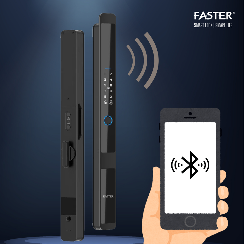 Khóa cửa bluetooth thông minh: mua loại nào và cách sử dụng Khóa cửa thông minh Faster Khóa cửa vân tay Faster Khóa cửa thông minh thẻ từ Khóa cửa thông minh khuôn mặt Face ID Khóa cửa thông minh cửa nhôm