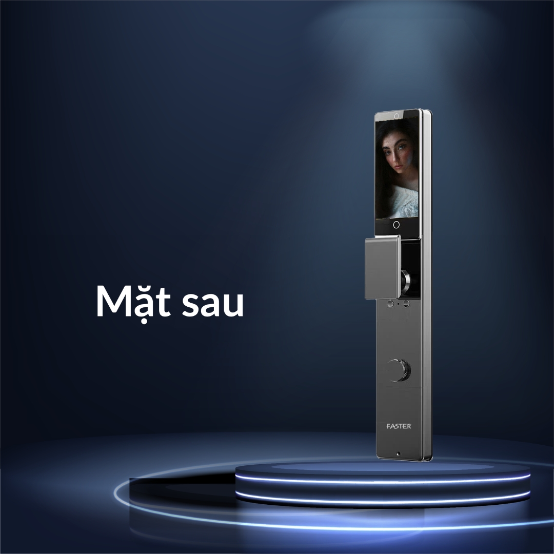 Mặt sau khóa nhận diện khuôn mặt FS LUXURY BL Mặt sau khóa nhận diện khuôn mặt FS LUXURY BL