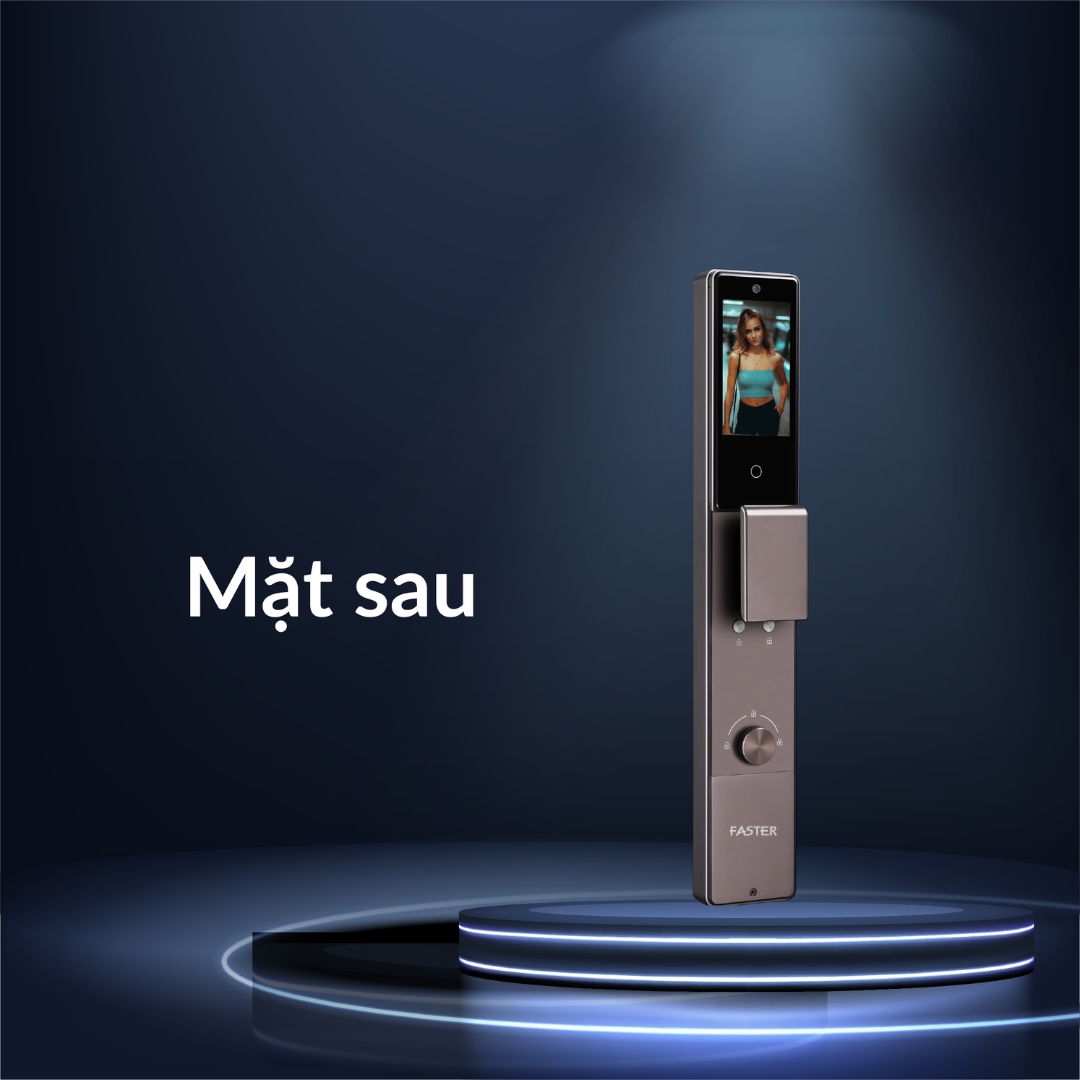 Mặt sau khóa nhận diện khuôn mặt FS LUXURY BR Mặt sau khóa nhận diện khuôn mặt FS LUXURY BR