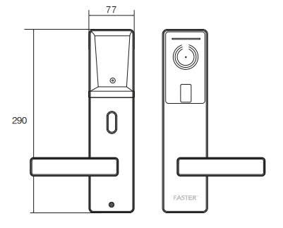 Thông số khóa khách sạn HFS6081