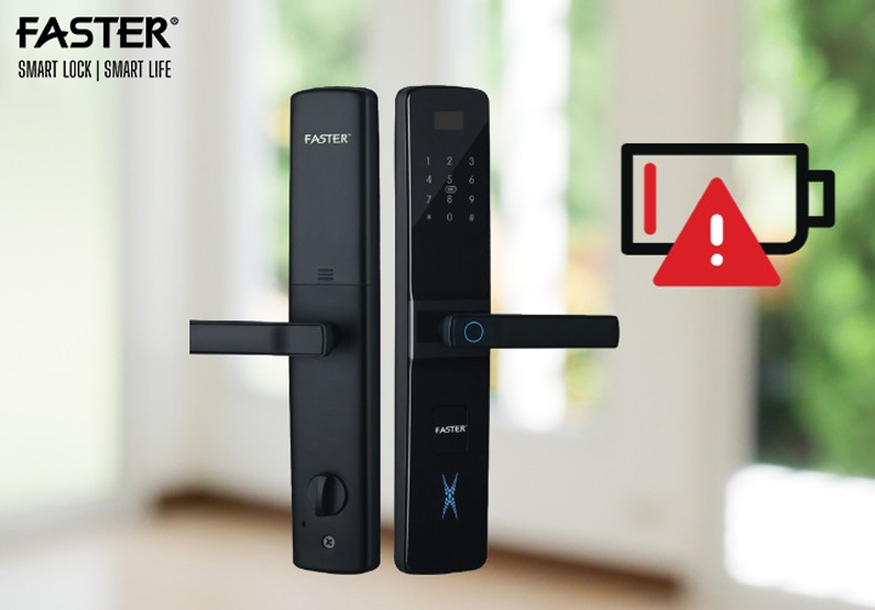 Khóa khách sạn hết pin
