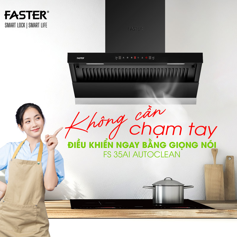 Máy hút mùi nhà bếp thông minh