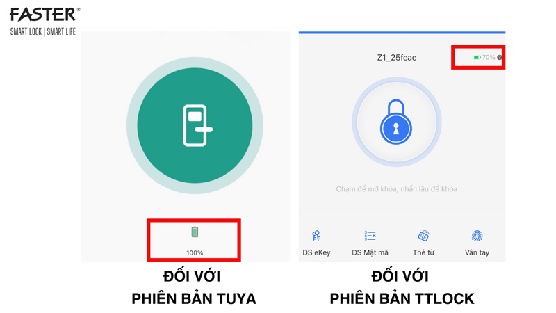 Cách nhận biết khóa cửa thông minh hết pin