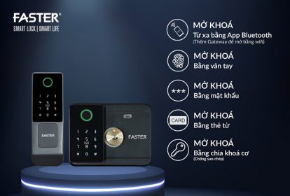 Khóa cửa thông minh Faster