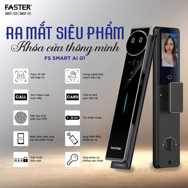 Ưu điểm của khóa cửa AI