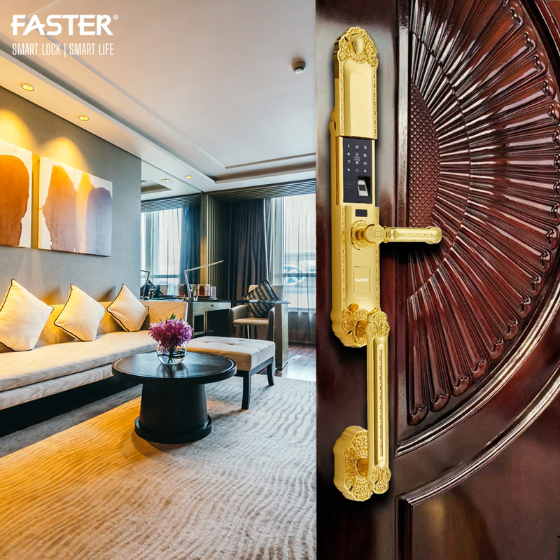 khóa cửa đại sảnh đảm bảo an toàn và bảo mật