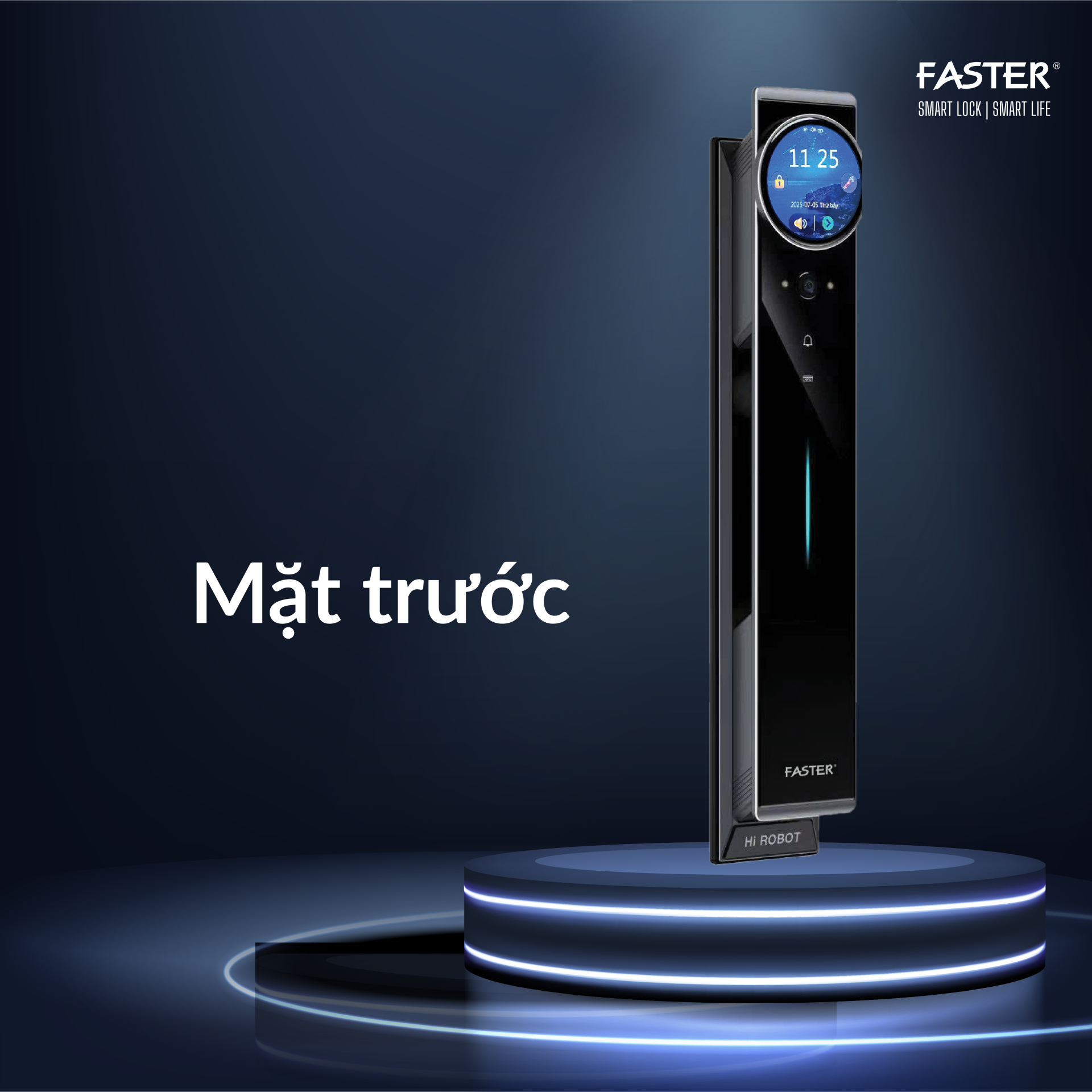 Khoá cửa nhận diện khuôn mặt FS SMART AI 01