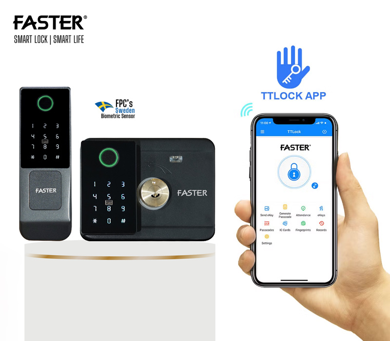 Lợi ích khóa vân tay cửa cổng