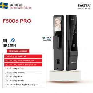 Khóa cửa nhân diện khuân mặt FS006 Pro