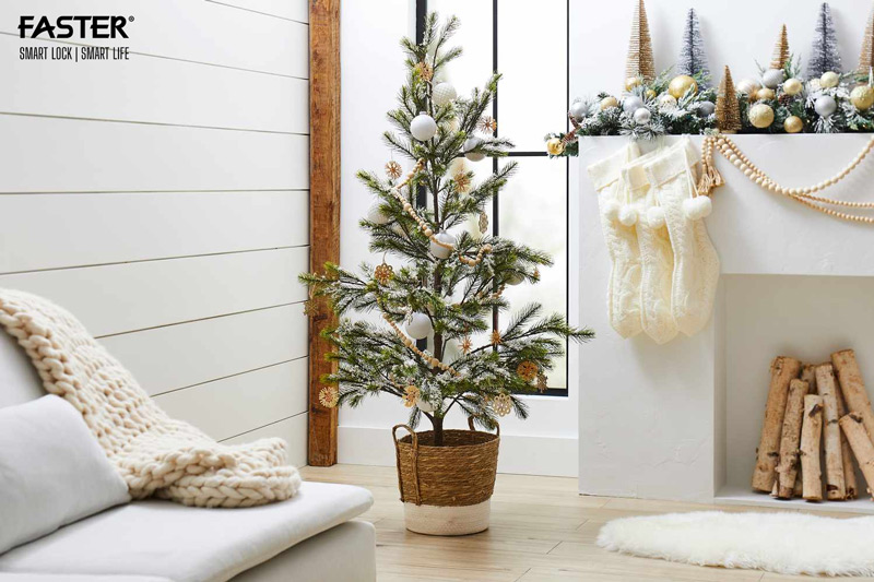 Trang trí noel với giấy màu & đồ handmade