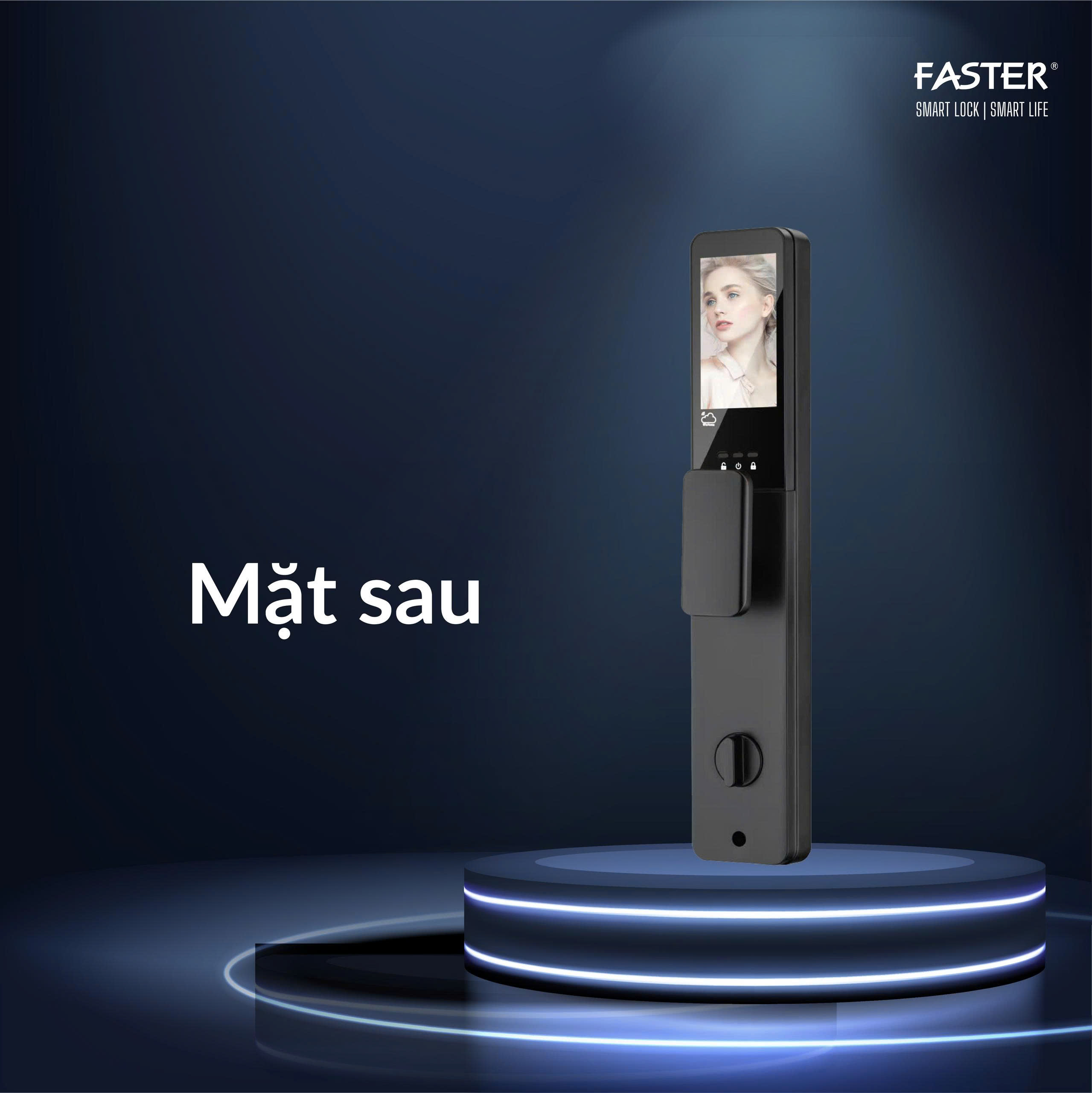 Khóa cửa nhận diện khuôn mặt FS006 Pro