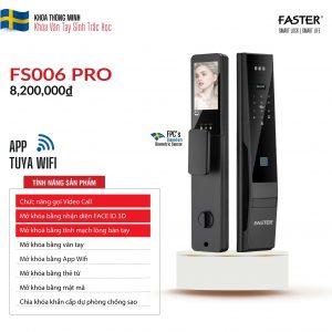 Khóa cửa nhận diện khuôn mặt FS006 Pro