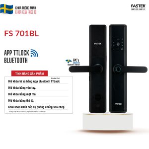 Khóa cửa vân tay FS701 BL