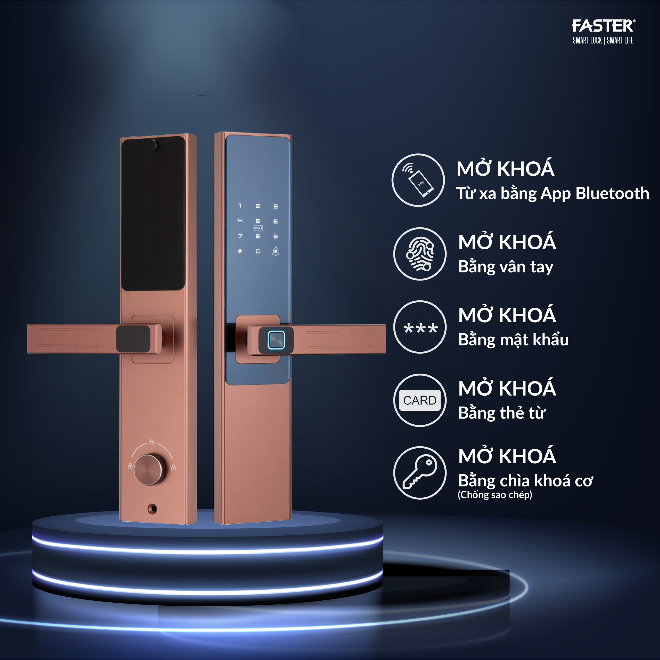 Khóa Cửa Vân Tay FS 700AC PRO