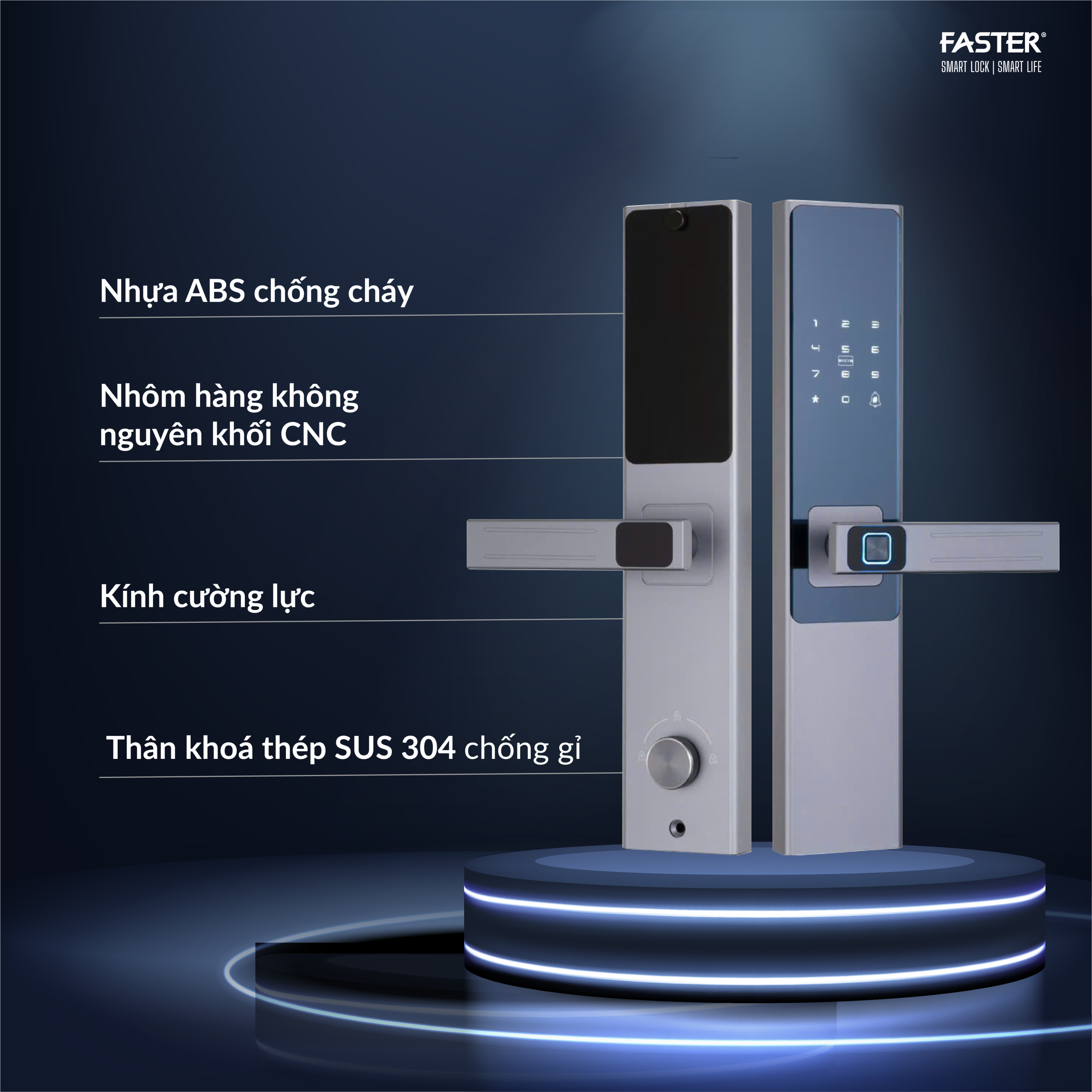 Khóa Cửa Vân Tay FS 700SVPRO