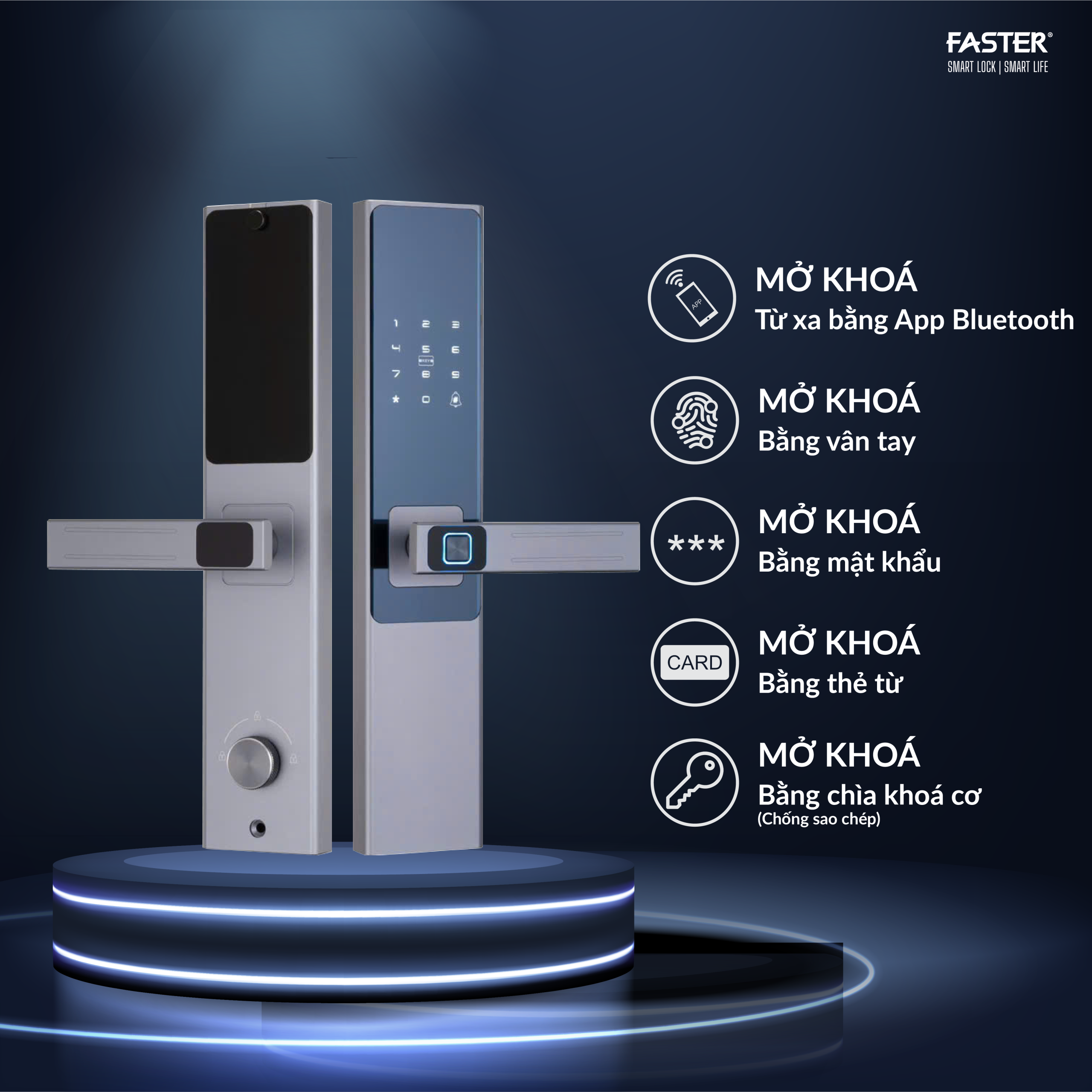 Khóa Cửa Vân Tay FS 700SVPRO