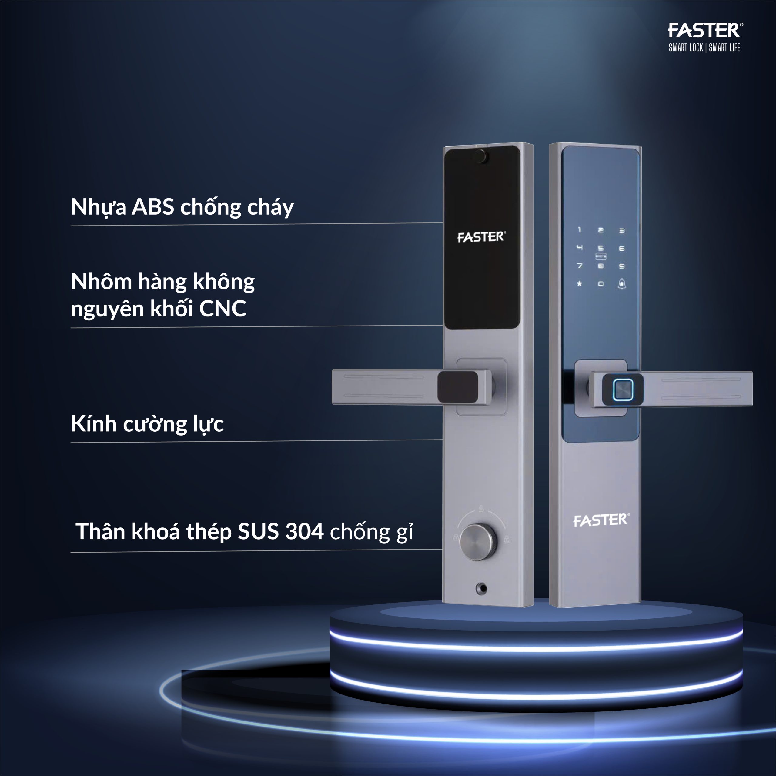 Ảnh tính năng khóa cửa vân tay FS 700 SV PRO