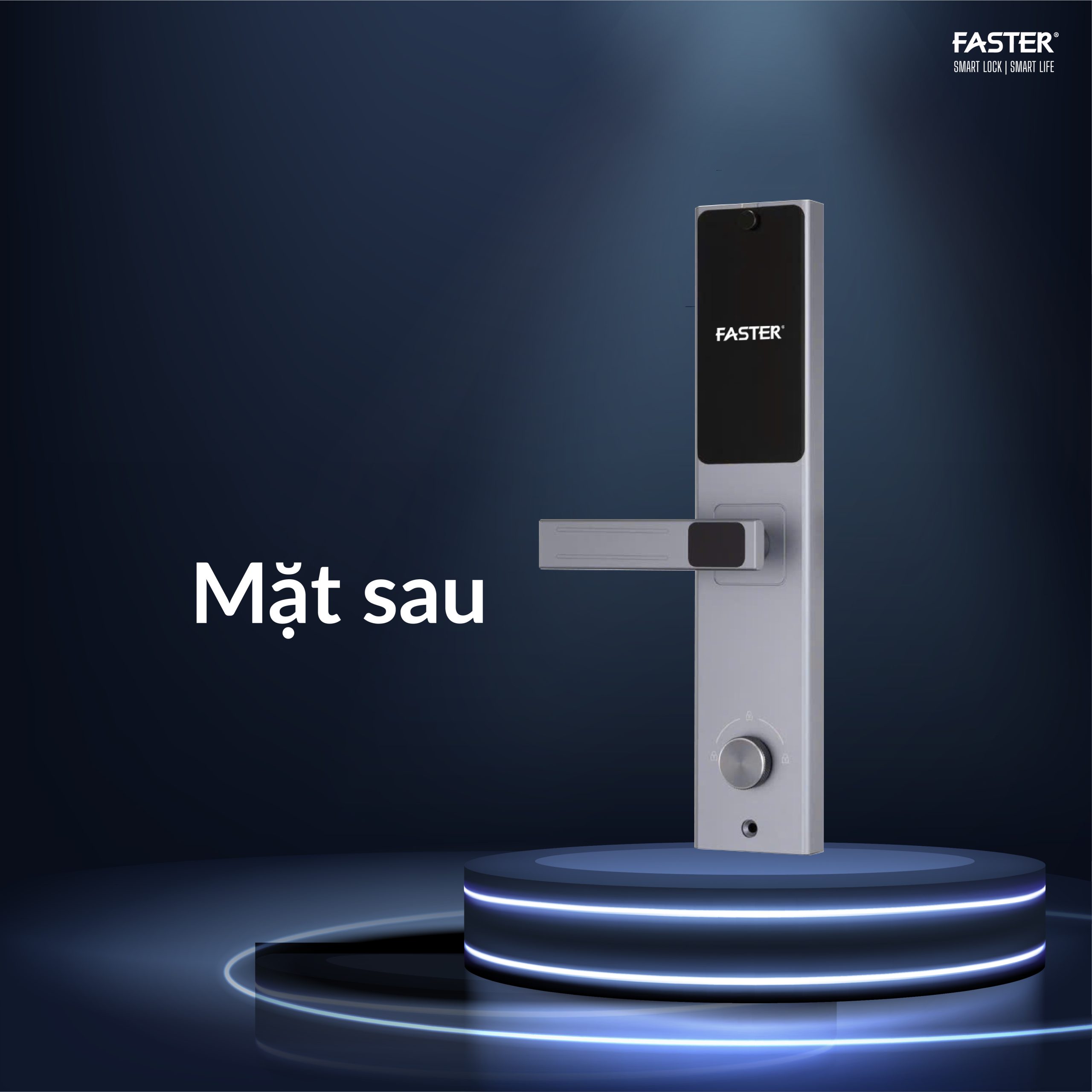 Ảnh mặt sau khóa cửa vân tay FS 700 SV PRO