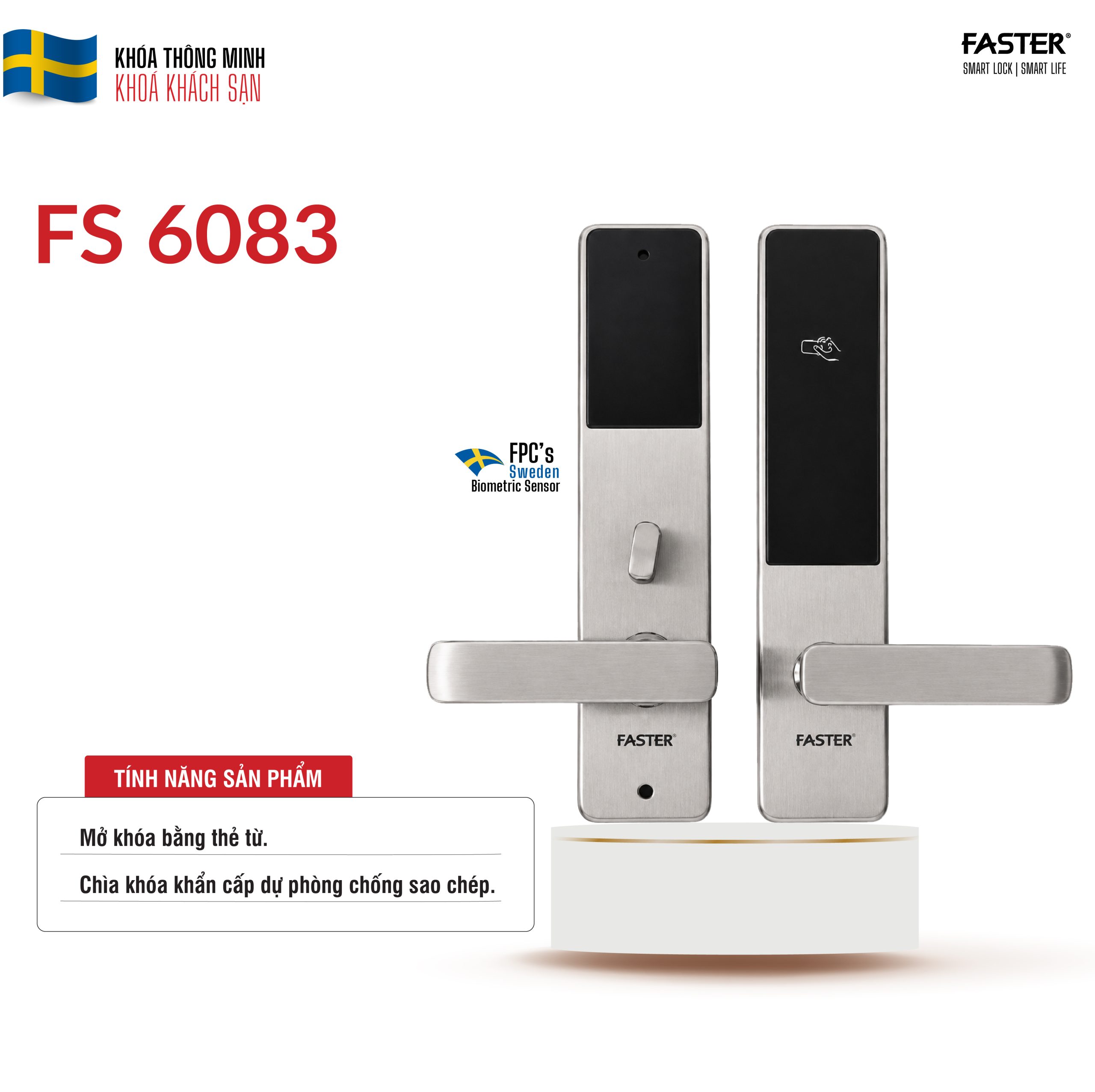 Khóa cửa khách sạn FS 6083