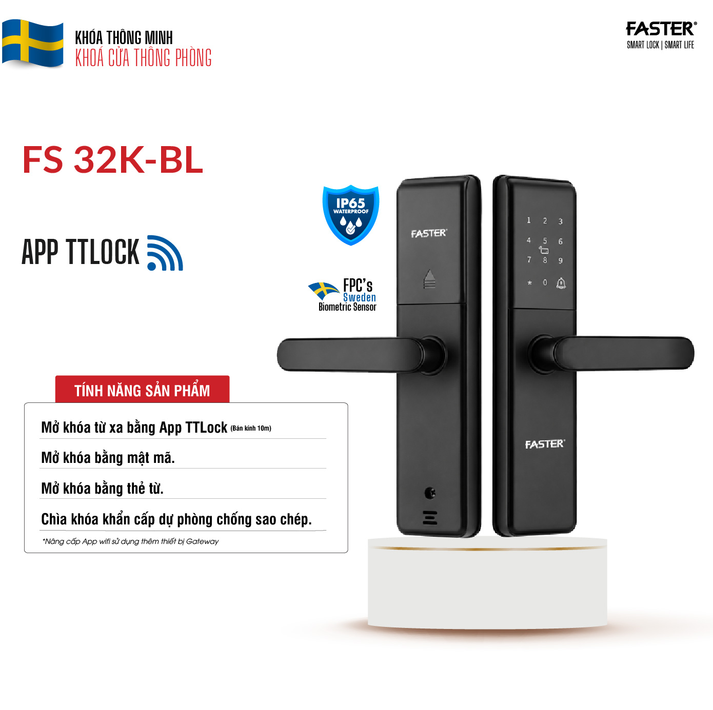 Khóa thông phòng FS 32k BL